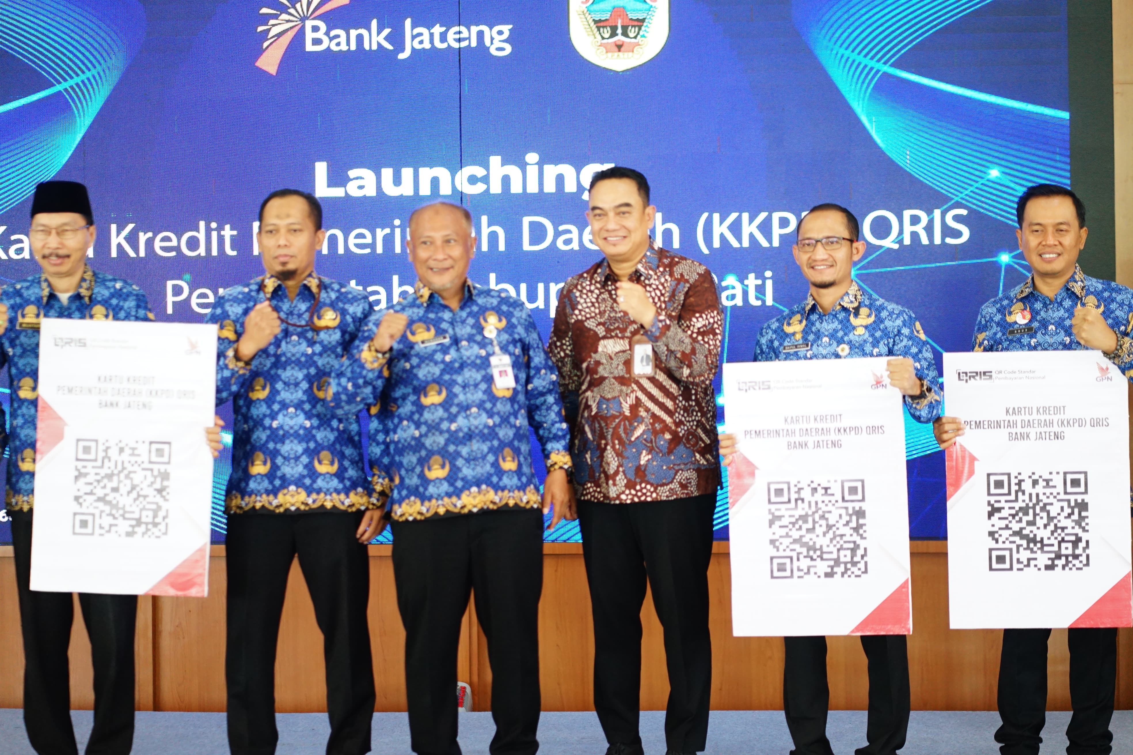 Pj Bupati Pati Hadiri Launching Kartu Kredit Pemerintah Daerah (KKPD) QRIS